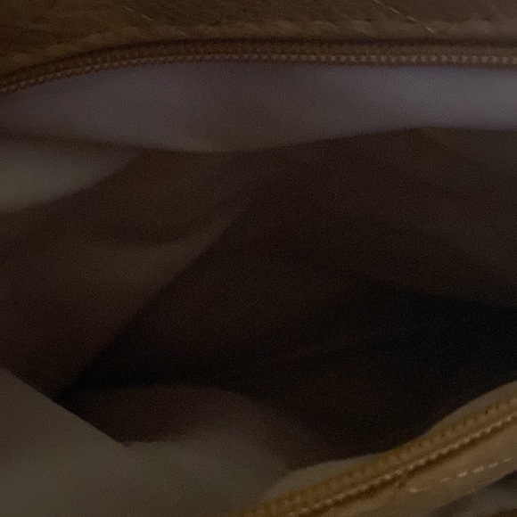 Beige tan vintage cross body boho purse - Picture 4 of 4